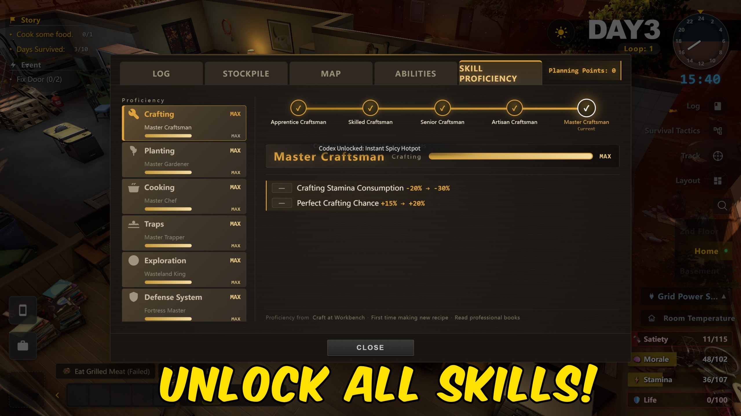 Survival Log — Meta Unlocker (screenshot 2)
